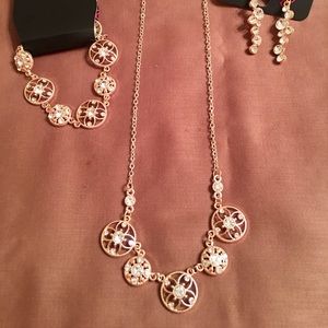 Gold jewelry set